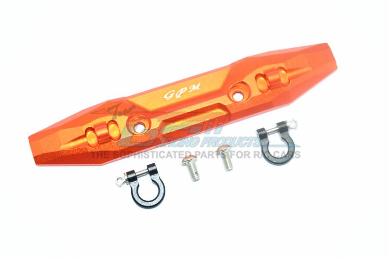 Traxxas E-Revo 2.0 VXL Brushless (86086-4) Aluminum Front Bumper With D-Rings - 1 Set Orange