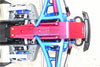 Traxxas E-Revo 2.0 VXL Brushless (86086-4) Aluminum Front Skid Plate - 2Pc Set Blue