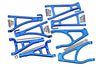 Traxxas E-Revo 2.0 VXL Brushless (86086-4) Aluminum Full Suspension Arm Set (Front+Rear & Upper+Lower) - 8Pc Set Blue