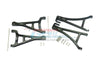 Traxxas E-Revo 2.0 VXL Brushless (86086-4) Aluminum Front Suspension Arm Set (Upper+Lower) - 4Pc Set Black