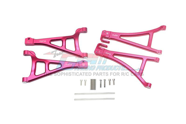 Traxxas E-Revo 2.0 VXL Brushless (86086-4) Aluminum Front Suspension Arm Set (Upper+Lower) - 4Pc Set Red