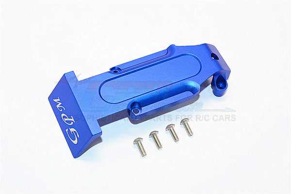 Traxxas E-Revo Brushless Edition Aluminum Rear Skid Plate - 2Pcs Set Blue