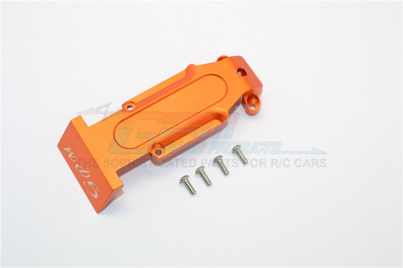 Traxxas E-Revo Brushless Edition Aluminum Rear Skid Plate - 2Pcs Set Orange