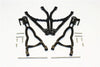 Traxxas E-Revo Brushless Edition Aluminum Rear Upper & Lower Suspension Arm - 4Pcs Set Black
