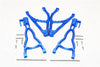 Traxxas E-Revo Brushless Edition Aluminum Rear Upper & Lower Suspension Arm - 4Pcs Set Blue