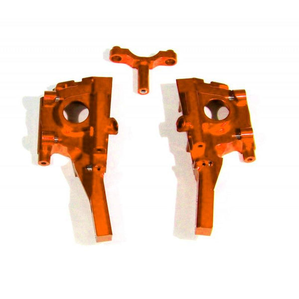 Traxxas 1/16 Mini E-Revo Aluminum Front Gear Box - 3Pc Set Orange