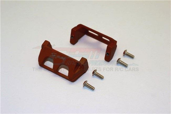 Traxxas 1/16 Mini E-Revo / Mini Rally Aluminum Servo Protector - 2Pc Set Brown