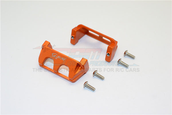 Traxxas 1/16 Mini E-Revo / Mini Rally Aluminum Servo Protector - 2Pcs Set Orange