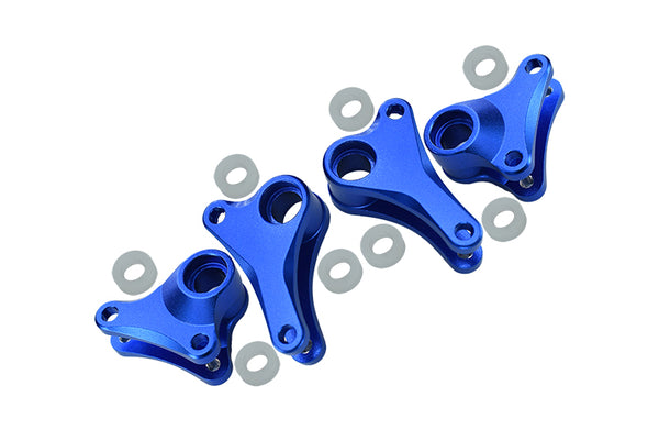 Traxxas 1/16 Mini E-Revo, Mini Slash Aluminum Front+Rear Rocker Arm - 4Pcs Set Blue