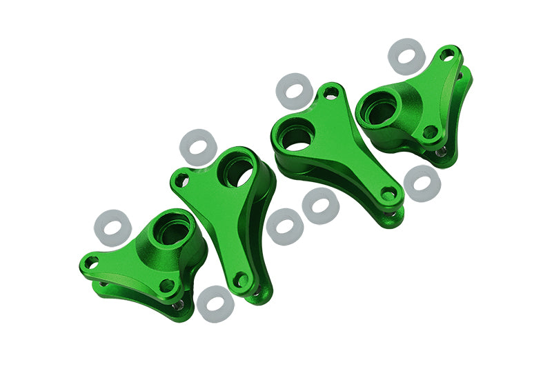 Traxxas 1/16 Mini E-Revo, Mini Slash Aluminum Front+Rear Rocker Arm - 4Pcs Set Green
