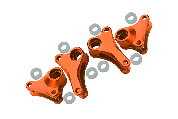 Traxxas 1/16 Mini E-Revo, Mini Slash Aluminum Front+Rear Rocker Arm - 4Pcs Set Orange