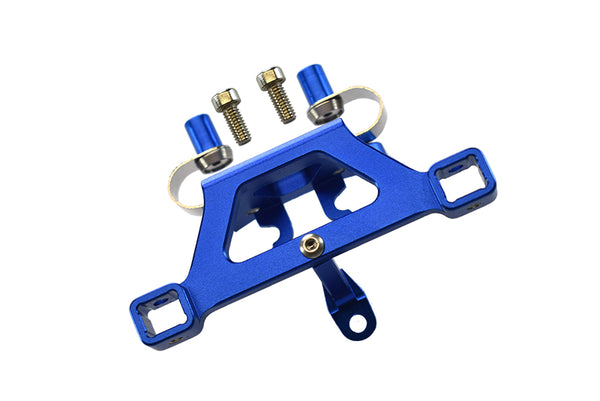 Traxxas 1/16 Mini E-Revo, Mini Slash Aluminum Front Body Post Mount With Screw - 1Pc Set Blue