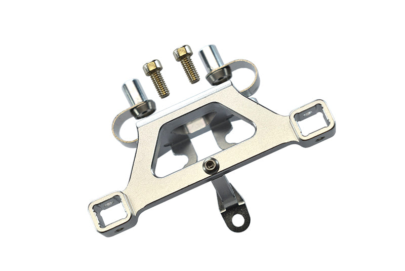 Traxxas 1/16 Mini E-Revo, Mini Slash Aluminum Front Body Post Mount With Screw - 1Pc Set Silver