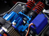 Traxxas 1/16 Mini E-Revo, Mini Slash, Mini Summit Aluminum Rear Shock Mount - 1Pc Blue