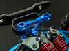 Traxxas 1/16 Mini E-Revo, Mini Slash, Mini Summit Aluminum Rear Body Post Mount - 1Pc Gray Silver
