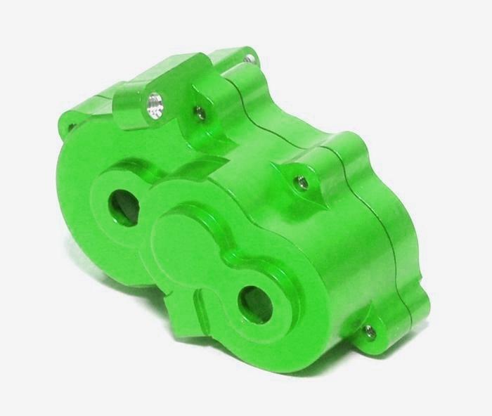Traxxas 1/16 Mini E-Revo, Mini Slash, Mini Summit Aluminum Center Gear Differential Case - 1 Set Green