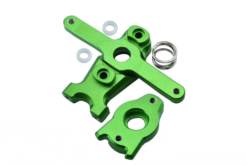 Traxxas 1/16 Mini E-Revo, Mini Slash, Mini Summit Aluminum Steering Assembly - 3 Pcs Set Green