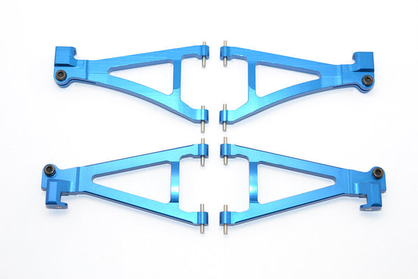 Traxxas 1/16 Mini E-Revo, Mini Summit Aluminum Front + Rear Lower Arms - 2 Prs Set Blue