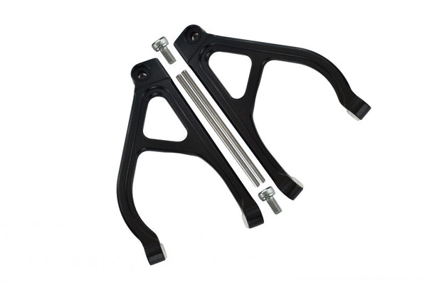 Traxxas 1/16 Mini E-Revo, Mini Summit Aluminum Rear Upper Arm - 1Pr Set Black