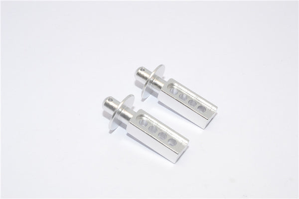 Traxxas 1/16 Mini E-Revo, Mini Slash Aluminum Front Body Post - 1Pr Silver