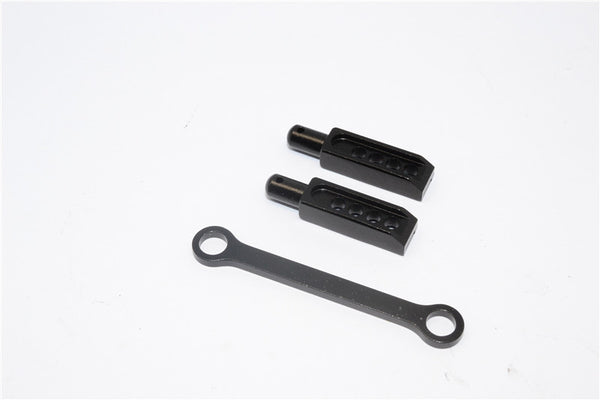 Traxxas 1/16 Mini E-Revo, Mini Slash Aluminum Rear Body Post With Mount - 3Pcs Black