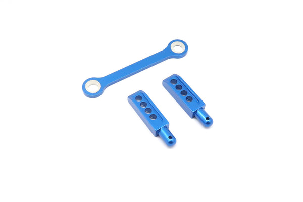 Traxxas 1/16 Mini E-Revo, Mini Slash Aluminum Rear Body Post With Mount - 3Pcs Blue