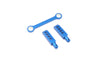 Traxxas 1/16 Mini E-Revo, Mini Slash Aluminum Rear Body Post With Mount - 3Pcs Blue