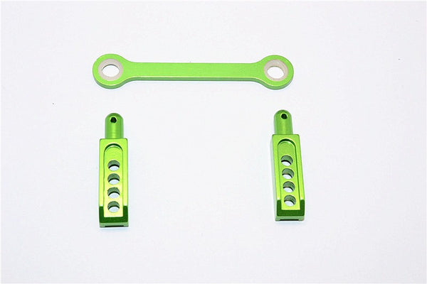 Traxxas 1/16 Mini E-Revo, Mini Slash Aluminum Rear Body Post With Mount - 3Pcs Green