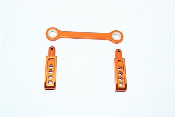 Traxxas 1/16 Mini E-Revo, Mini Slash Aluminum Rear Body Post With Mount - 3Pcs Orange