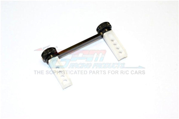 Traxxas 1/16 Mini E-Revo Aluminum Rear Modified Body Post Mount With Delrin Body Posts - 1 Set Black