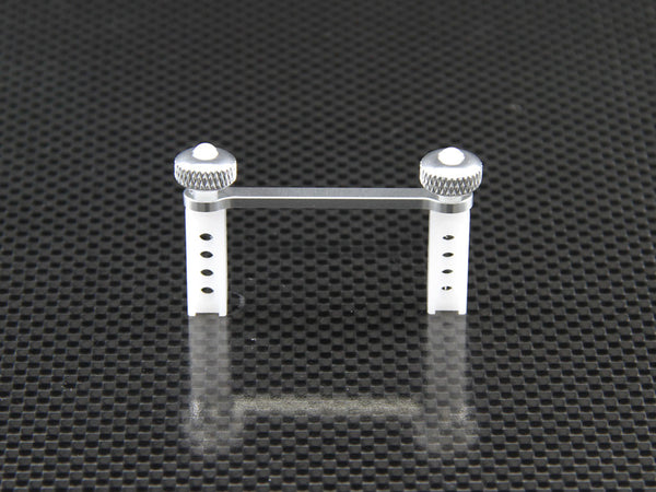 Traxxas 1/16 Mini E-Revo Aluminum Rear Modified Body Post Mount With Delrin Body Posts - 1Set Silver