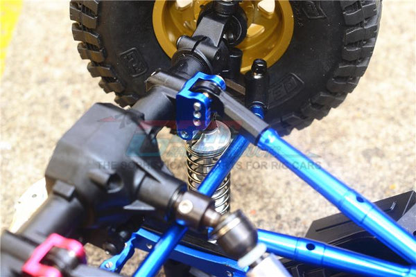 Supporto Ammortizzatore Anteriore In Alluminio Blu GPM Per Element Enduro Sendero 1:10
