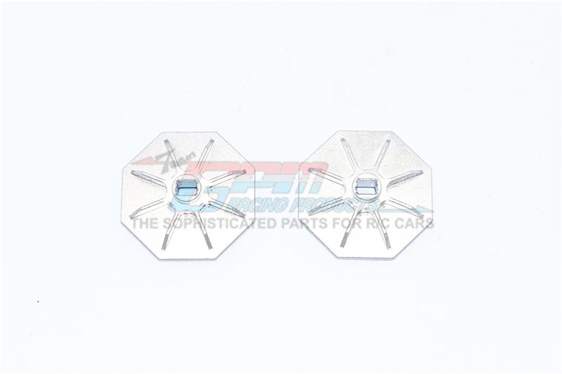Element Enduro Sendero Trail Truck Aluminium Spur Gear Adapter - 2Pc Set Silver