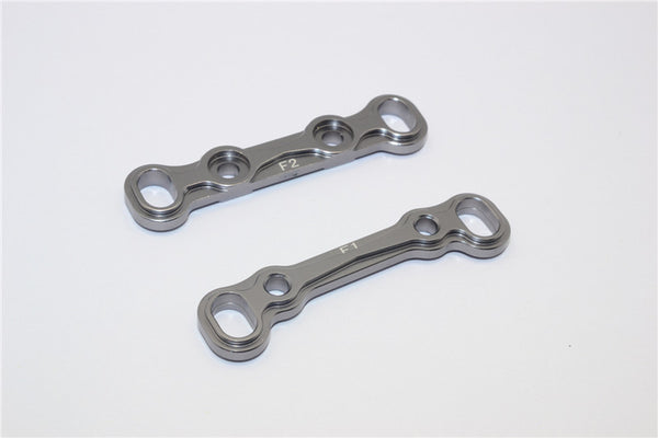 Axial EXO Aluminum Front Toe Block - 2Pcs Gray Silver