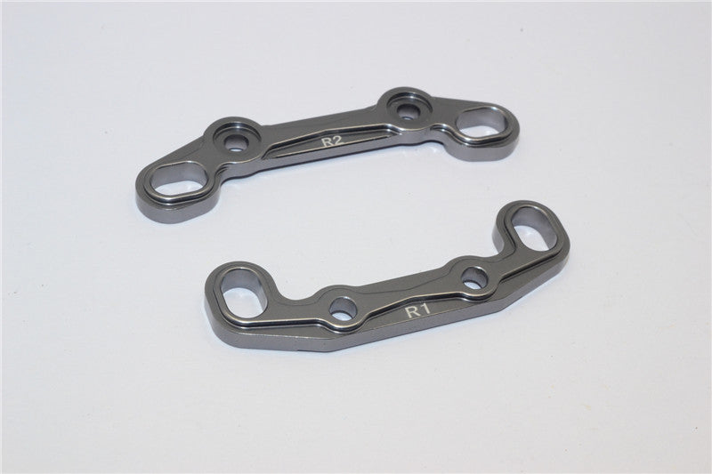 Axial EXO Aluminum Rear Toe Block - 2Pcs Gray Silver