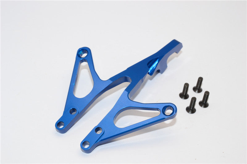Axial EXO Aluminum Front Chassis Brace - 1Pc Blue