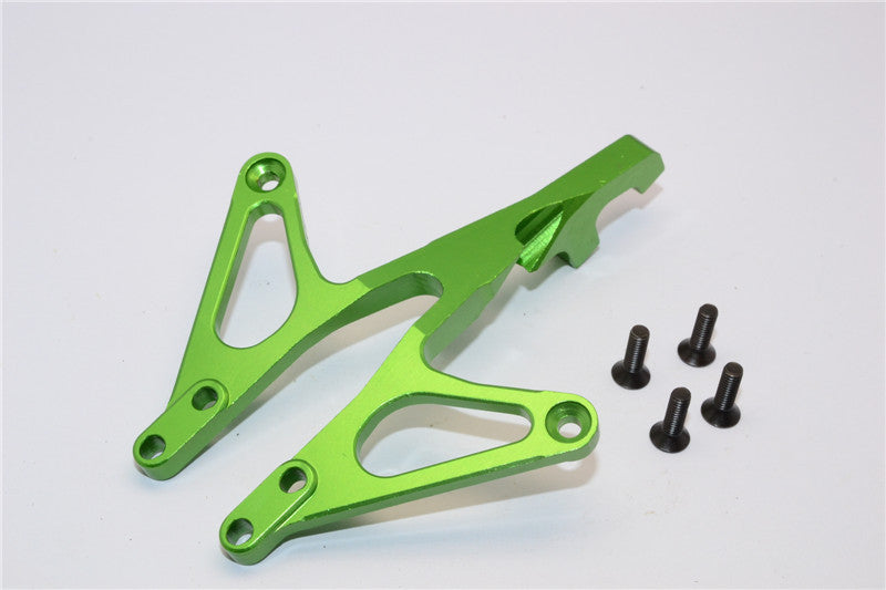 Axial EXO Aluminum Front Chassis Brace - 1Pc Green