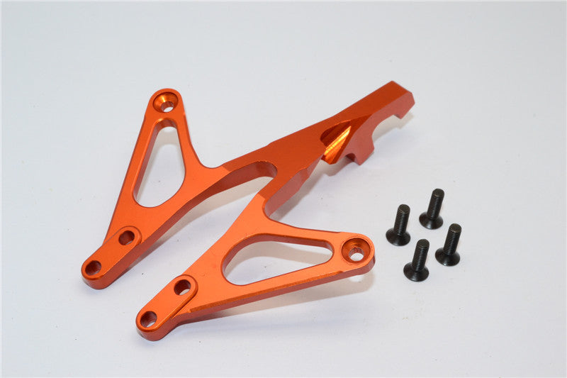 Axial EXO Aluminum Front Chassis Brace - 1Pc Orange