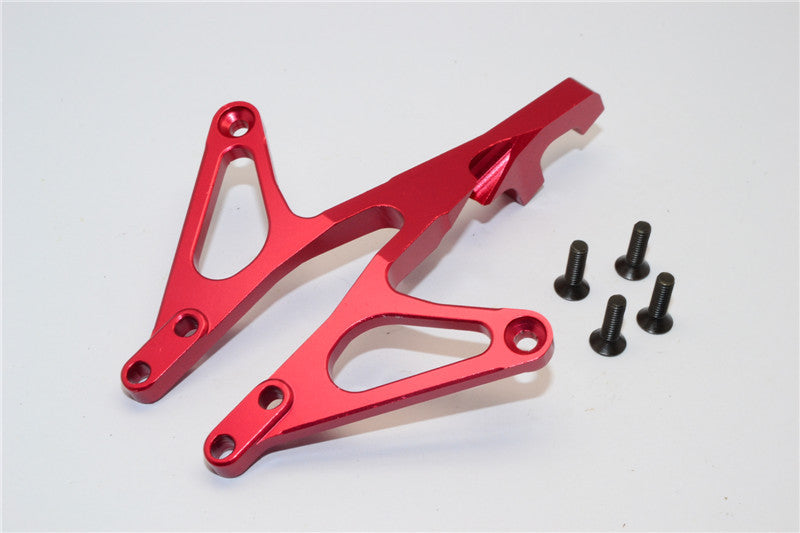 Axial EXO Aluminum Front Chassis Brace - 1Pc Red