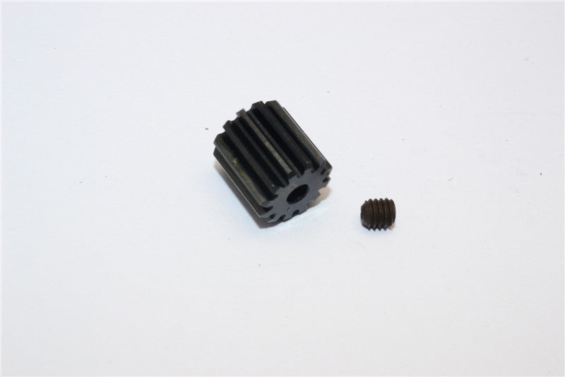 Axial EXO & Wraith Spawn Steel Motor Pinion (12T) - 1Pc Black