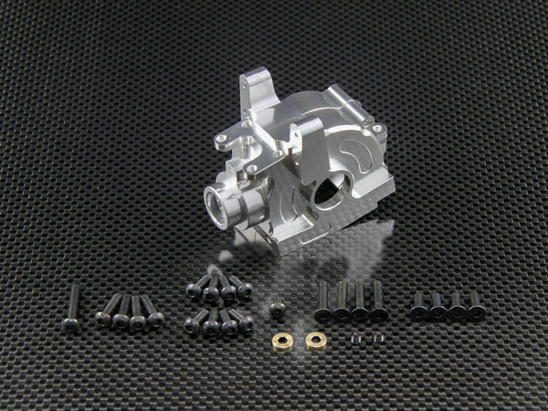 Axial EXO Aluminum Front/Rear Bulkhead - 1Set Silver