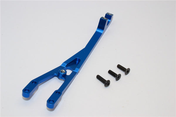 Axial EXO Aluminum Rear Chassis Brace - 1Pc Blue