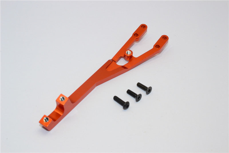 Axial EXO Aluminum Rear Chassis Brace - 1Pc Orange