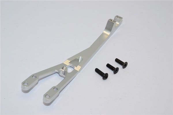 Axial EXO Aluminum Rear Chassis Brace - 1Pc Silver