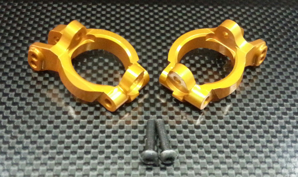 Axial EXO & Yeti Aluminum Front C-Hub - 1Pr Set Gold