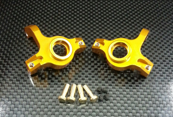 Axial EXO Aluminum Front Knuckle Arm - 1Pr Set Gold