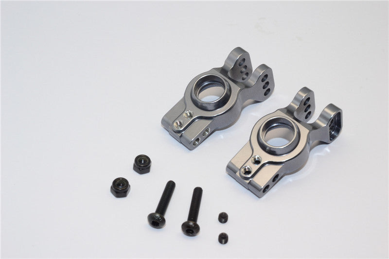 Axial EXO Aluminum Rear Knuckle Arm - 1Pr Set Gray Silver