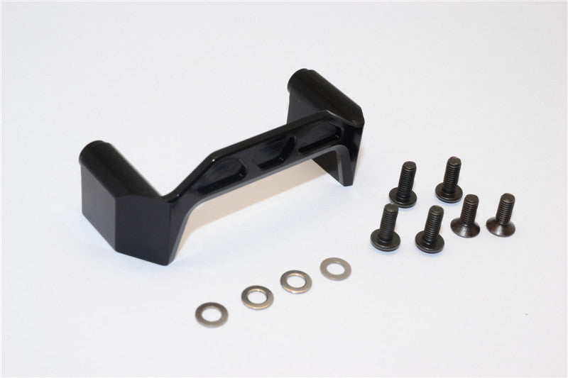 Axial EXO Aluminum Chassis Component Mounts - 1Pc Set Black