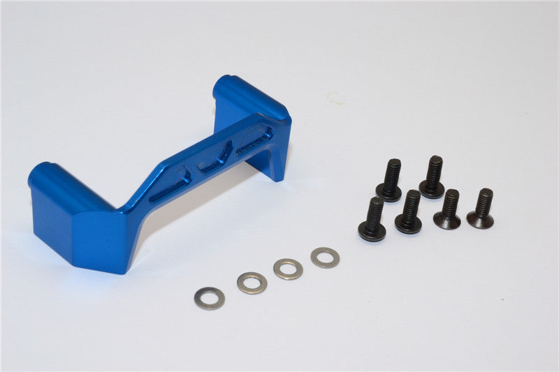 Axial EXO Aluminum Chassis Component Mounts - 1Pc Set Blue