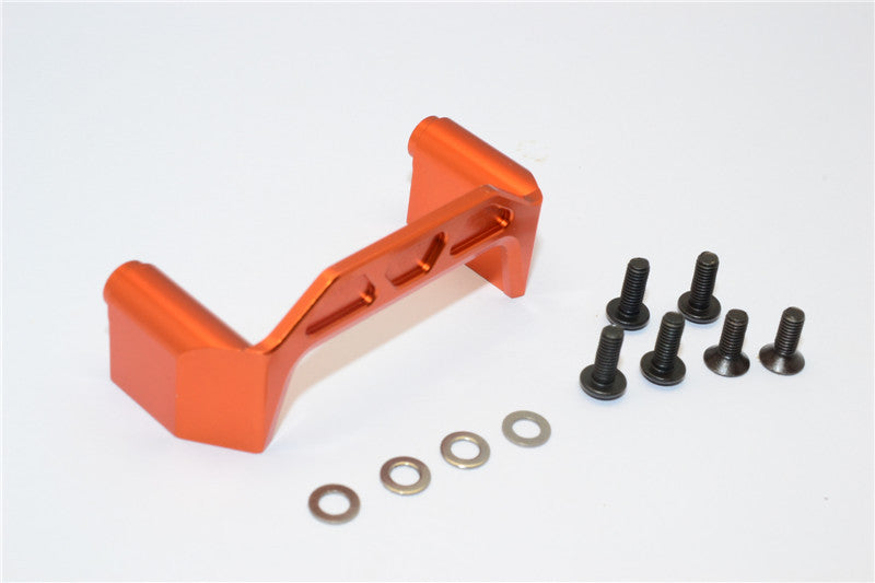 Axial EXO Aluminum Chassis Component Mounts - 1Pc Set Orange